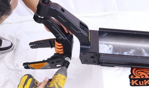 KuKirin G2 Master Front Suspension Repair | Swing Arm and Shock Replacement
