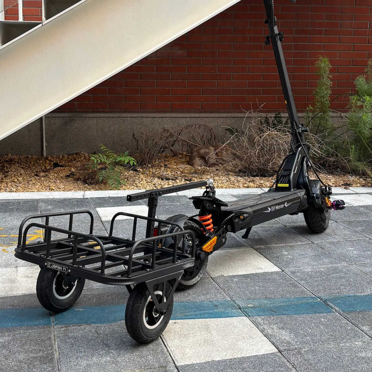 Remorca de marfă JOFEN T1 pentru e-scootere, cu încărcătură mare