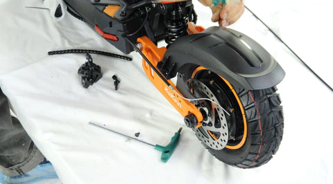 KuKirin G2 Max Rear Fender Replacement Guide
