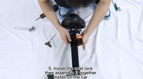 How to Install or Remove the Seat on a KuKirin G2 Pro Electric Scooter