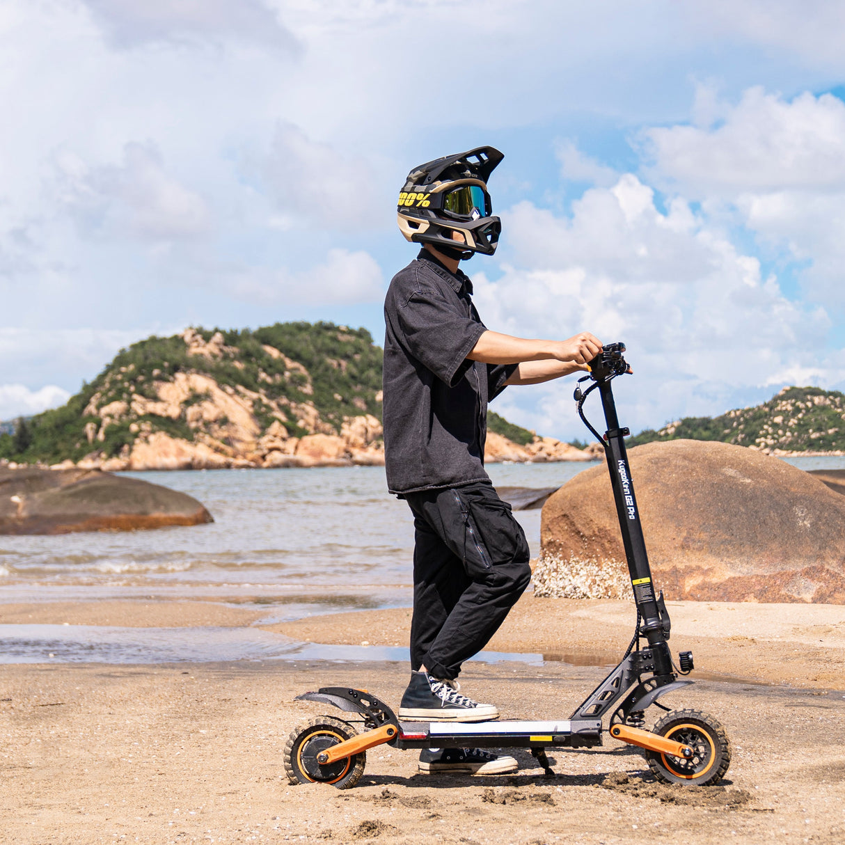 Scooter eléctrico todoterreno KuKirin G2 Max con asiento