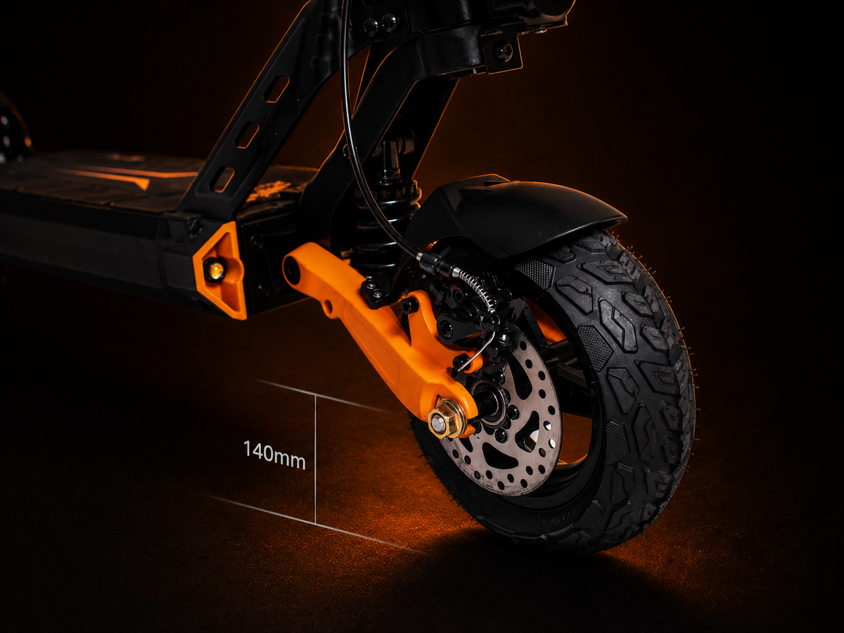 140 mm Ground Clearance