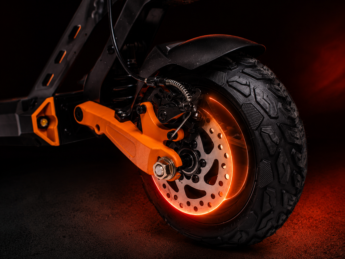 Disc Brakes + Power-Off Brake