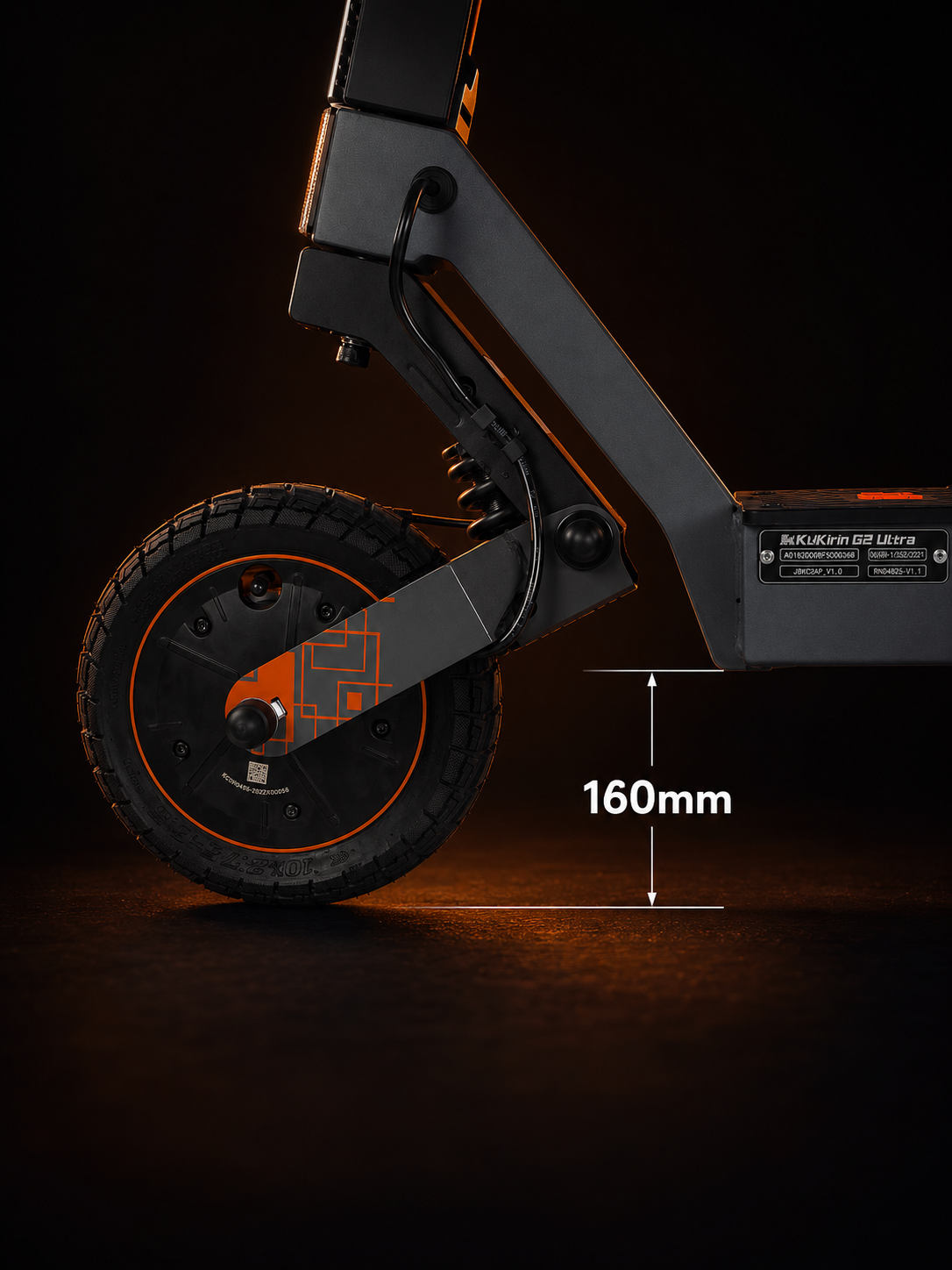 160 mm Ground Clearance