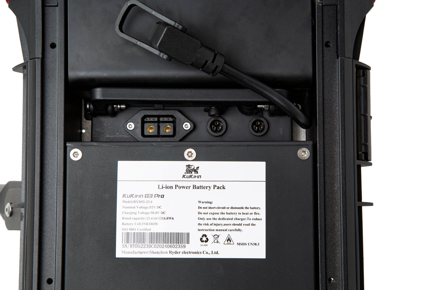 Batería de 52 V y 23,4 Ah