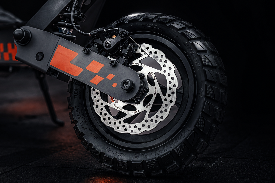 Front & Rear Disc Brake Plus E-Brake