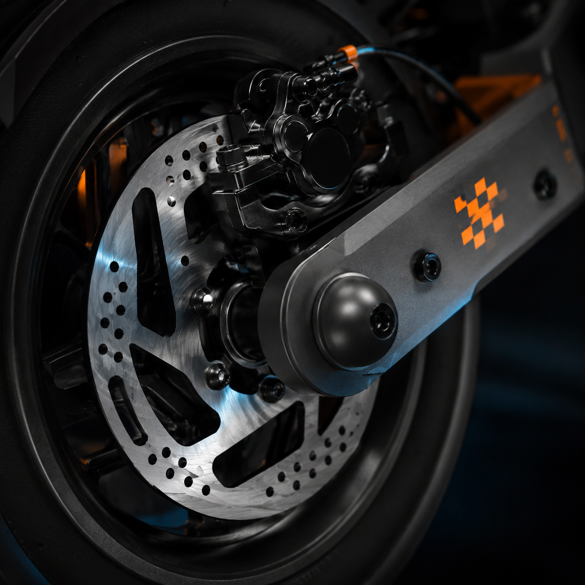 Oil Disc + E-Brake