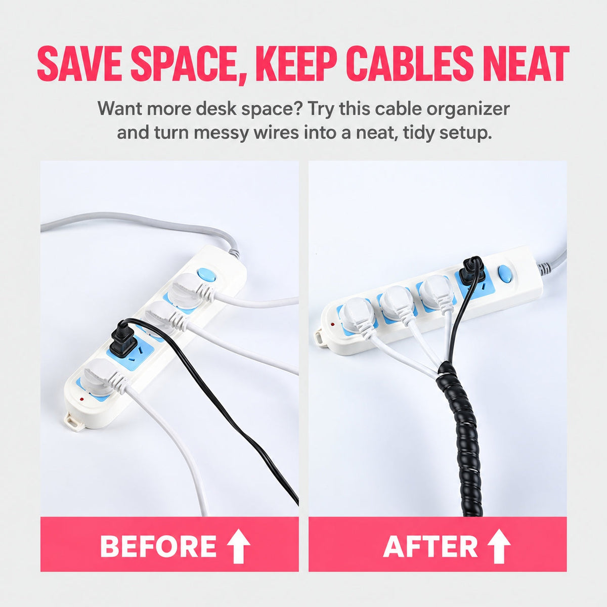 Universal Scooter Cable Organizer Sleeve – E-Scooter & E-Bike Wire Protector