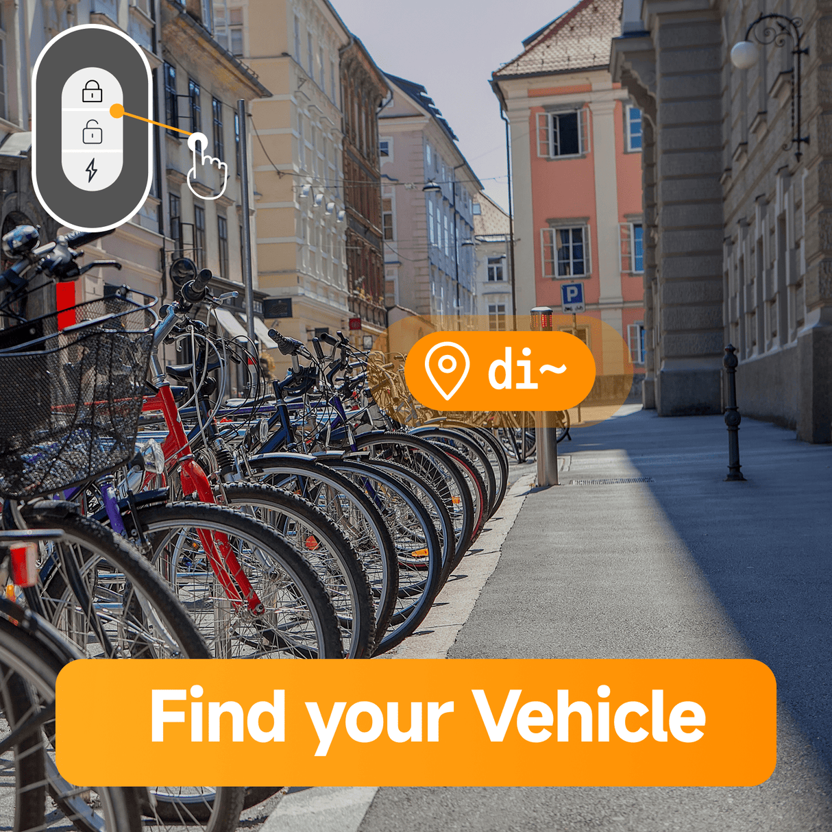Alarma antirrobo oculta universal para patinetes eléctricos y bicicletas eléctricas