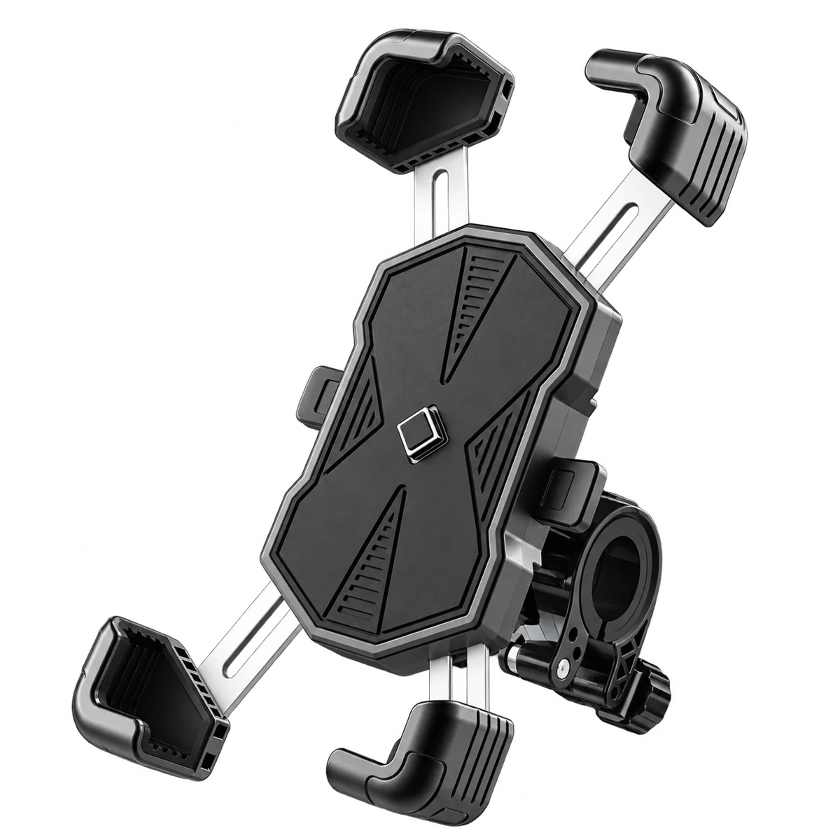 Soporte universal para teléfono en scooter de acero inoxidable