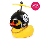 Décoration de guidon pour mini scooter canard avec hélice lumineuse rotative, compatible avec les e-scooters et les vélos