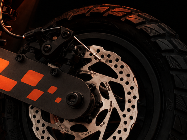 Front & Rear Disc Brake Plus E-Brake