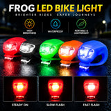 Universelles LED-Rücklicht in Frosch-Optik für Elektroroller und Fahrräder