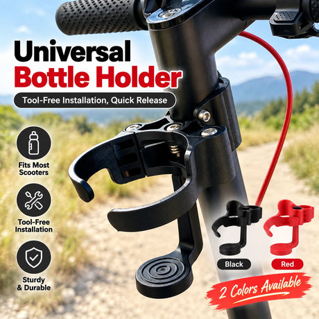 Universal Portable Bottle Holder for Electric Scooters